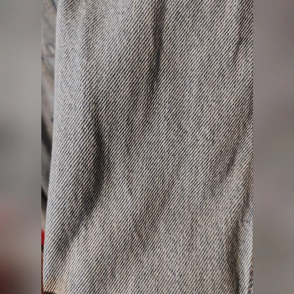 Denim Jacket with Peace Sign Embroidery - Picture 11 of 16